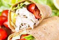Effortless Chicken Caesar Wraps