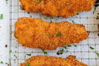 Golden Oven Baked Chicken Fingers