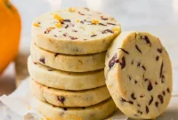 Zesty Cranberry Orange Butter Cookies