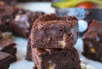 Ultra-Fudgy Triple Chocolate Avocado Brownies