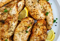 Crispy Air Fryer Lemon Pepper Chicken
