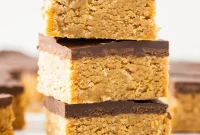 Decadent Chocolate Peanut Butter Oat Bars