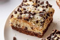 Dreamy Almond Joy Cheesecake Bars