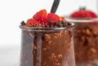 Decadent Chocolate Overnight Oats