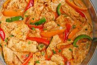 Velvety Chicken Fajita Skillet