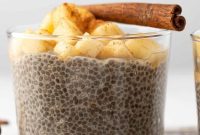 Spiced Apple Pie Protein Chia Pudding