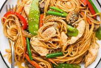 Speedy Weeknight Chicken Lo Mein