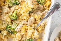 Homestyle Baked Chicken and Broccoli Pasta
