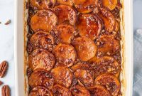 Golden Glazed Sweet Potato Bake