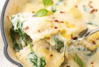 Luscious Spinach and Cheese Ravioli