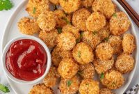 Golden Crispy Air Fryer Popcorn Shrimp