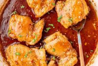Golden Garlic Glazed Chicken