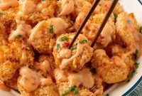Crispy Air Fryer Bang Bang Shrimp