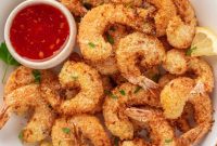 Crispy Air-Fried Coconut Shrimp