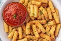Air-Fried Pasta Crisps