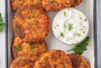 Crispy Air-Fried Salmon Cakes