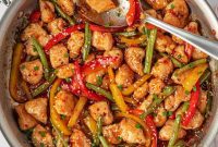 Thai Chili Glazed Chicken Stir Fry