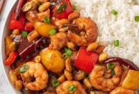 Authentic Takeout-Style Kung Pao Shrimp