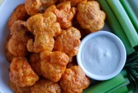 Buffalo Cauliflower Bites