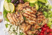 Vibrant Greek Grilled Chicken Salad