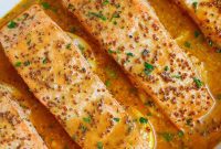 Honey-Glazed Mustard Salmon