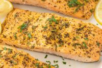 Lemon Pepper Crusted Salmon