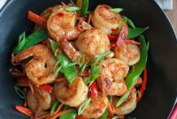 Honey Chili Shrimp Stir Fry