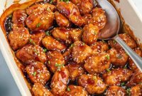 Glazed Honey Sesame Chicken