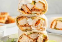 Tangy Crispy Buffalo Chicken Roll