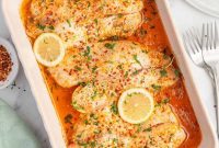 Golden Garlic Butter Tilapia