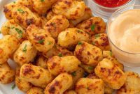 Crispy Cheesy Air Fried Tots