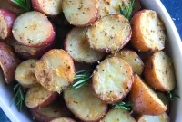 Crispy Herb and Parmesan Roasted Potatoes