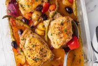 Zesty Mediterranean Sheet Pan Chicken