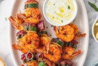 Baked Shrimp Skewer Bliss