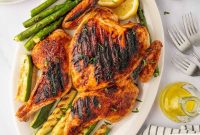 Flame-Kissed Whole Charcoal Chicken
