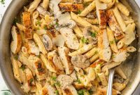 Ultimate Garlic Parmesan Chicken Pasta