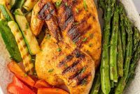 Succulent Grilled Half Chicken