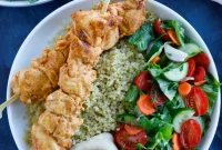 Lemon Garlic Chicken Skewers