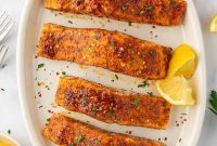 Sweet & Sticky Brown Sugar Salmon