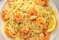 Zesty Angel Hair Shrimp Scampi Pasta