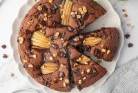 Decadent Chocolate Pear Torte