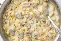 Creamy Cheese Tortellini Alfredo