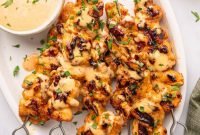 Explosive Bang Bang Chicken Skewers