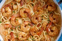 Spicy Creamy Shrimp Pasta
