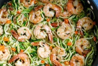 Garlic Butter Shrimp Zoodles