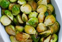 Crispy Caramelized Brussels Sprouts