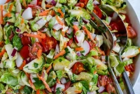 Vibrant Brussels Sprouts Slaw