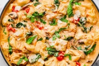 Velvety Chicken Tortellini Delight