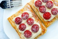 Flaky Raspberry Puff Pastry Tart