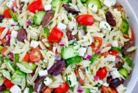 Refreshing Greek Orzo Pasta Salad